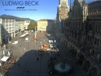 Archived image Webcam at the Marienplatz, Munich 07:00