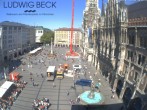 Archived image Webcam at the Marienplatz, Munich 09:00