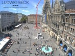 Archived image Webcam at the Marienplatz, Munich 11:00