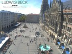 Archived image Webcam at the Marienplatz, Munich 13:00