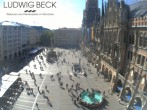 Archiv Foto Webcam am Marienplatz München 15:00