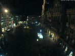 Archiv Foto Webcam am Marienplatz München 21:00
