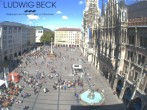 Archiv Foto Webcam am Marienplatz München 10:00
