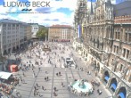 Archiv Foto Webcam am Marienplatz München 12:00