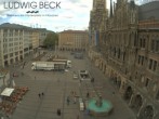 Archiv Foto Webcam am Marienplatz München 08:00