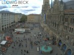 Archiv Foto Webcam am Marienplatz München 10:00