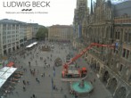Archived image Webcam at the Marienplatz, Munich 11:00