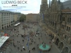 Archived image Webcam at the Marienplatz, Munich 15:00
