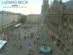 Archived image Webcam at the Marienplatz, Munich 17:00