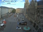 Archived image Webcam at the Marienplatz, Munich 07:00