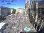Archiv Foto Webcam am Marienplatz München 09:00