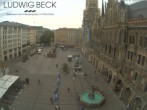 Archiv Foto Webcam am Marienplatz München 08:00