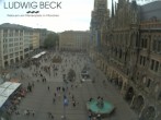 Archiv Foto Webcam am Marienplatz München 15:00