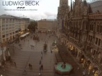 Archiv Foto Webcam am Marienplatz München 19:00