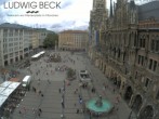 Archiv Foto Webcam am Marienplatz München 09:00