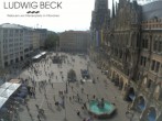 Archiv Foto Webcam am Marienplatz München 15:00