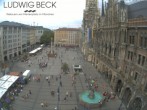 Archiv Foto Webcam am Marienplatz München 09:00