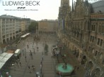 Archiv Foto Webcam am Marienplatz München 09:00