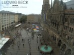 Archiv Foto Webcam am Marienplatz München 11:00