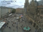 Archiv Foto Webcam am Marienplatz München 15:00