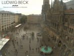 Archiv Foto Webcam am Marienplatz München 17:00