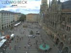 Archiv Foto Webcam am Marienplatz München 09:00
