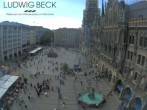 Archiv Foto Webcam am Marienplatz München 13:00