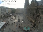 Archiv Foto Webcam am Marienplatz München 17:00