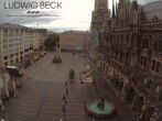 Archiv Foto Webcam am Marienplatz München 05:00