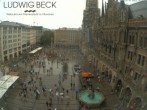 Archiv Foto Webcam am Marienplatz München 11:00