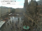 Archiv Foto Webcam am Marienplatz München 13:00