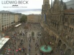 Archiv Foto Webcam am Marienplatz München 15:00