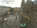 Archiv Foto Webcam am Marienplatz München 17:00