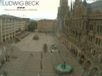 Archiv Foto Webcam am Marienplatz München 07:00