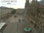 Archiv Foto Webcam am Marienplatz München 08:00