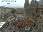 Archiv Foto Webcam am Marienplatz München 15:00