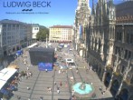 Archiv Foto Webcam am Marienplatz München 09:00