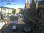 Archiv Foto Webcam am Marienplatz München 07:00