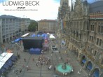Archiv Foto Webcam am Marienplatz München 12:00