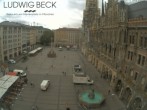 Archiv Foto Webcam am Marienplatz München 07:00
