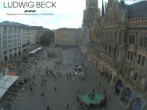Archiv Foto Webcam am Marienplatz München 12:00