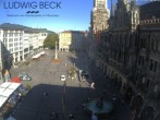 Archiv Foto Webcam am Marienplatz München 07:00