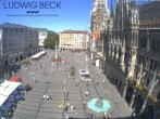 Archiv Foto Webcam am Marienplatz München 09:00