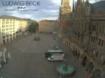 Archiv Foto Webcam am Marienplatz München 05:00