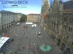 Archiv Foto Webcam am Marienplatz München 09:00
