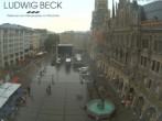 Archiv Foto Webcam am Marienplatz München 13:00