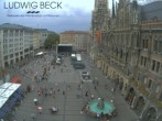 Archiv Foto Webcam am Marienplatz München 15:00