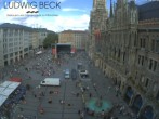Archiv Foto Webcam am Marienplatz München 10:00