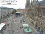 Archiv Foto Webcam am Marienplatz München 12:00