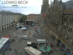 Archiv Foto Webcam am Marienplatz München 14:00